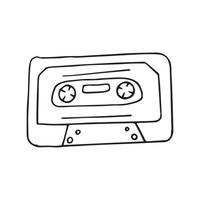 audiocassette vectorillustratie vector