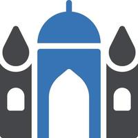 moskee vectorillustratie op een background.premium kwaliteitssymbolen. vector iconen voor concept en grafisch ontwerp.
