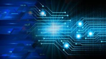 cyber circuit toekomstige technologie concept achtergrond vector