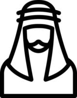 Arabische man vectorillustratie op een background.premium kwaliteitssymbolen. vector iconen voor concept en grafisch ontwerp.