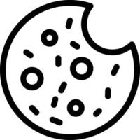 biscuit vectorillustratie op een background.premium kwaliteitssymbolen. vector iconen voor concept en grafisch ontwerp.