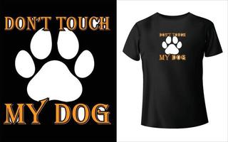 puppy dag t-shirt vector kunst hond vector, hond t-shirt design, gelukkige puppy dag.