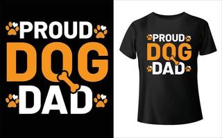 puppy dag t-shirt vector kunst hond vector, hond t-shirt design, gelukkige puppy dag.