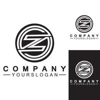 z brief logo concept.z brief creatieve lettertypen monogram pictogram symbool. vector