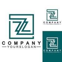 z brief logo concept.z brief creatieve lettertypen monogram pictogram symbool. vector