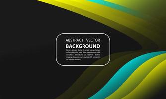 abstracte achtergrond geometrische kleurovergang schaduw overlay geel papier vorm vermenigvuldigd voor posters, banners en anderen, vector design eps 10