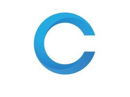 modern c brief vector logo ontwerp