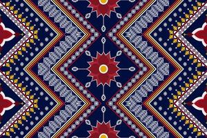abstract geometrisch etnisch patroonontwerp. Azteekse stof tapijt mandala ornament boho inheemse chevron textiel decoratie behang. tribal etnische traditionele borduurwerk vector achtergrond