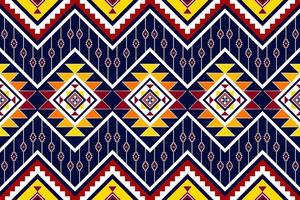 geometrisch abstract etnisch patroonontwerp. Azteekse stof tapijt mandala ornament etnische chevron textiel decoratie behang. tribal boho inheemse traditionele borduurwerk vector illustraties achtergrond