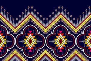 geometrisch abstract etnisch patroonontwerp. Azteekse stof tapijt mandala ornament etnische chevron textiel decoratie behang. tribal boho inheemse traditionele borduurwerk vector illustraties achtergrond