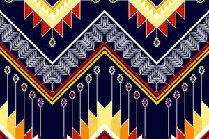 geometrisch abstract etnisch patroonontwerp. Azteekse stof tapijt mandala ornament etnische chevron textiel decoratie behang. tribal boho inheemse traditionele borduurwerk vector illustraties achtergrond