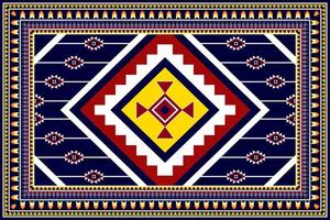 geometrisch abstract etnisch patroonontwerp. Azteekse stof tapijt mandala ornament etnische chevron textiel decoratie behang. tribal boho inheemse traditionele borduurwerk vector illustraties achtergrond