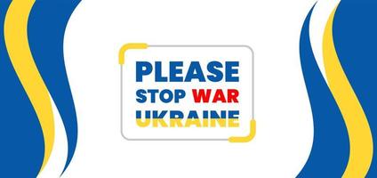 bid voor oekraïne, stop oorlog, red oekraïne, sta met oekraïne, oekraïne vlag bidden concept vector set achtergrond vector ontwerp illustratie