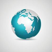 wereld aarde globes logo sjabloonontwerp vector
