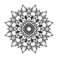 handgetekende mandala. decoratie in etnische oosterse doodle sieraad. vector