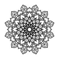 handgetekende mandala. decoratie in etnische oosterse doodle sieraad. vector