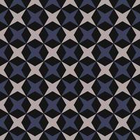 geometrische ster naadloze rasterpatroon op zwarte achtergrond. modern halloween-kleurontwerp. gebruik voor stof, textiel, interieurdecoratie-elementen, stoffering, verpakking. vector
