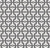 omkeren y ronde vorm lijnen naadloze patroon zwart-wit kleur achtergrond. moderne geometrische patroon. gebruik voor stof, textiel, interieurdecoratie-elementen, verpakking, stoffering, verpakking. vector