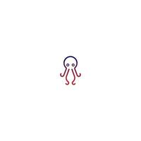 octopus logo pictogram vector