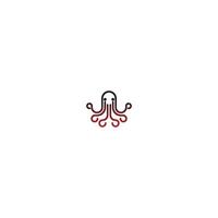 octopus logo pictogram vector