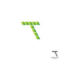 letter t vierkant logo pictogram conceptontwerp vector