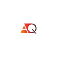 letter aq logo combinatie vector