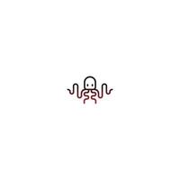 octopus logo pictogram vector