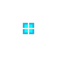 huis windows logo icoon vector