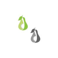 avocado pictogram logo afbeelding ontwerp vector