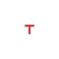 letter t logo pictogram concept vector