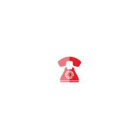 telefoonpictogram logo sjabloon vector