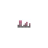 geluidsgolf pictogram logo ontwerp vector