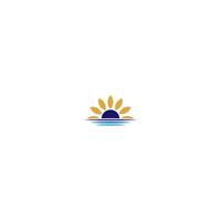 zon bloem logo pictogram concept vector