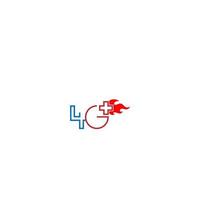 4g lte logo pictogram illustratie vector