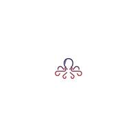 octopus logo pictogram vector