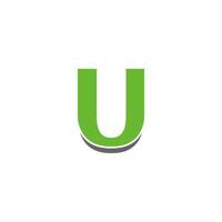 letter u logo pictogram ontwerpconcept vector