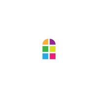 huis windows logo icoon vector