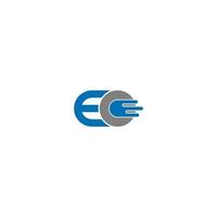 letter eo logo pictogrammalplaatje vector