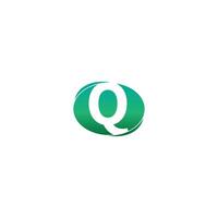 letter q pictogram logo creatief ontwerp vector