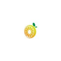 oranje fruit logo afbeelding vector