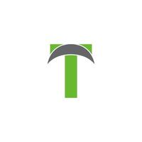 letter t logo pictogram ontwerpconcept vector