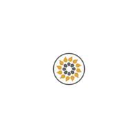 zon bloem logo pictogram concept vector