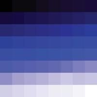 blauwe tint variatie kleurenpalet vector