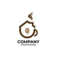 coffeeshop logo ontwerp vector