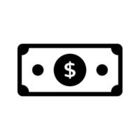 geld pictogram geïsoleerd op een witte achtergrond vector