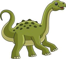 neuquensaurus dinosaurus cartoon gekleurde clipart vector