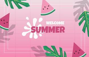 zwembad fruit zomer verkoop vakantie evenement poster sjabloon