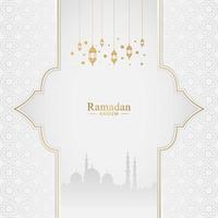 ramadan kareem islamitische achtergrond afbeelding vector