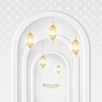ramadan kareem islamitische achtergrond afbeelding vector