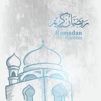 ramadan kareem islamitische achtergrond afbeelding vector